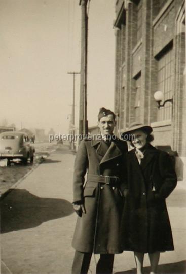 Peter Provenzano Photo Album Image_copy_136.jpg - Peter and Fay Provenzano. Regina, Saskatchewan province, Canada - 1942.